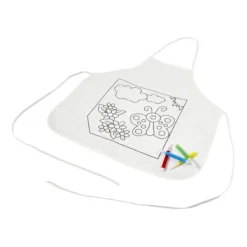 Gift Campaign Grembiule per bambini con 4 pennarelli da colorare 80 g/m2></noscript> Grembiuli Personalizzati