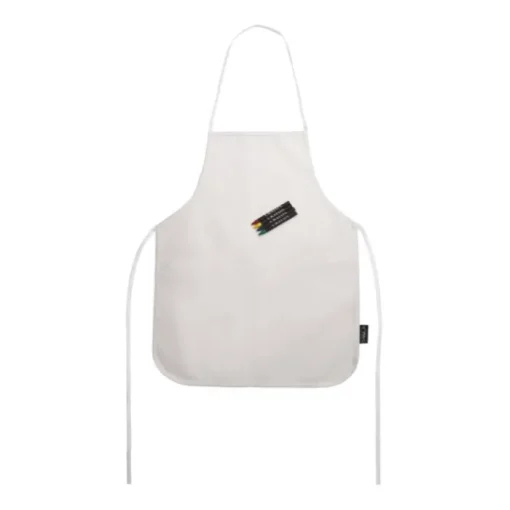 Gift Campaign Grembiule per bambini in TNT RPET da 80 g/m2 con 4 pastelli a cera> Grembiuli Personalizzati