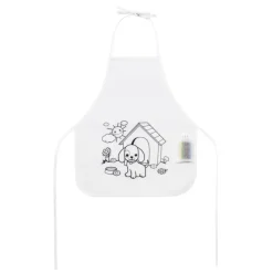 Gift Campaign Grembiule promozionale da bambini colorabile 4 colori 80 g/m2 Colorchef> Matite Colorate