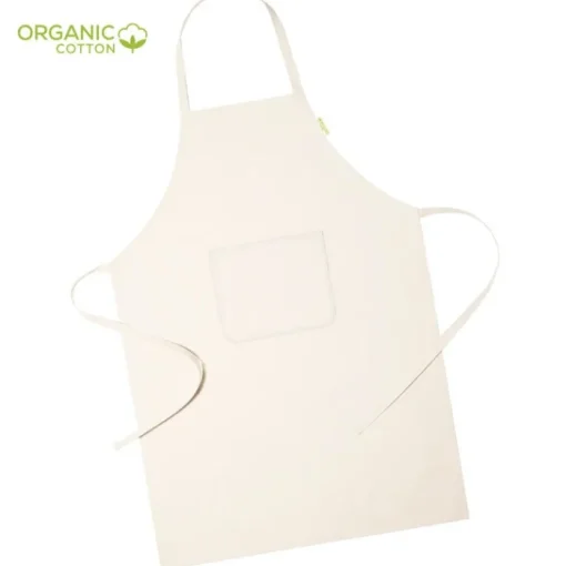 Gift Campaign Grembiule regolabile in cotone organico con tasca frontale 140 g/m2> Grembiuli Personalizzati