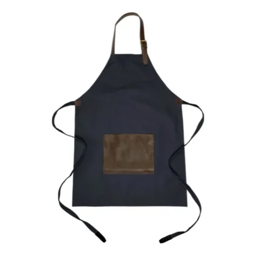 Gift Campaign Grembiule regolabile in tela con tasca frontale in pelle da 450g/m2> Grembiuli Personalizzati