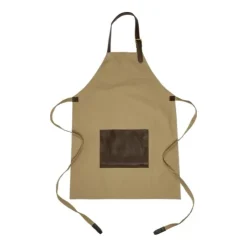 Gift Campaign Grembiule regolabile in tela con tasca frontale in pelle da 450g/m2></noscript> Grembiuli Personalizzati