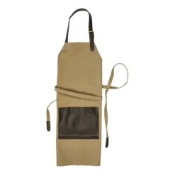 Gift Campaign Grembiule regolabile in tela con tasca frontale in pelle da 450g/m2></noscript> Grembiuli Personalizzati