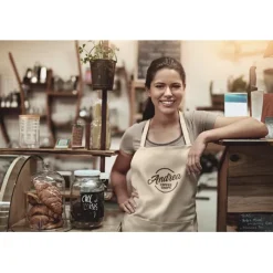 Gift Campaign Grembiuli da chef in cotone da 200 gr/m2 Apron Cotton><noscript><img width=