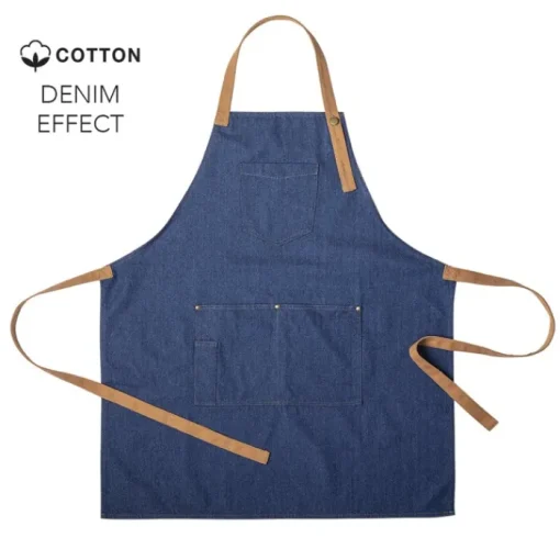 Gift Campaign Grembiuli per ristoranti in cotone con varie tasche Denim Blue> Grembiuli Personalizzati