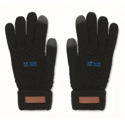 Gift Campaign Guanti invernali personalizzati ecologici RPET con 2 dita touch Winter></noscript> Guanti