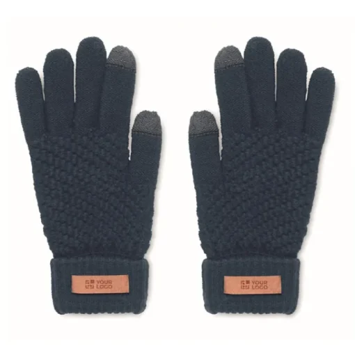 Gift Campaign Guanti invernali personalizzati ecologici RPET con 2 dita touch Winter> Guanti