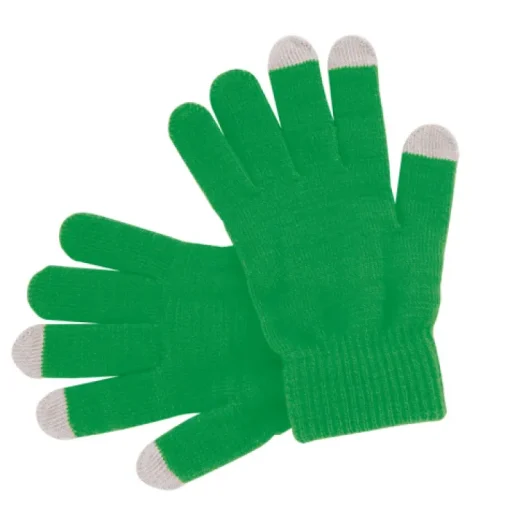 Gift Campaign Guanti pubblicitari in tanti colori con touch screen su 3 dita Touch> Guanti
