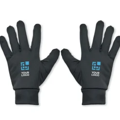 Gift Campaign Guanti sportivi in poliestere con indice e pollice con funzione touch></noscript> Guanti