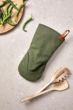 Gift Campaign Guanto da forno in tela di cotone con passante Extra Padded Cotton></noscript> Altri Utensili Da Cucina