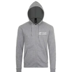 Gift Campaign Hoodie promozionali con zip in cotone e poliestere 260g/m2 SOL'S Stone></noscript> Felpe Personalizzate