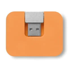 Gift Campaign Hub USB personalizzato economico compatto in ABS 4 USB A Quadrato><noscript><img width=