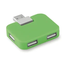 Gift Campaign Hub USB personalizzato economico compatto in ABS 4 USB A Quadrato><noscript><img width=
