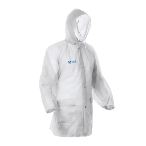 Gift Campaign Impermeabile con finiture termosaldate con chiusura centrale e cappuccio> Impermeabili