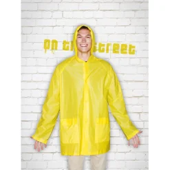 Gift Campaign Impermeabile con logo in PVC con cappuccio e chiusura bottoni Sprinkle></noscript> Impermeabili