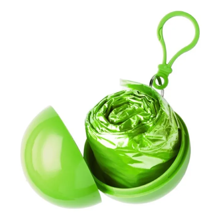 Gift Campaign Impermeabile in colorata custodia sferica di plastica con moschettone> Impermeabili