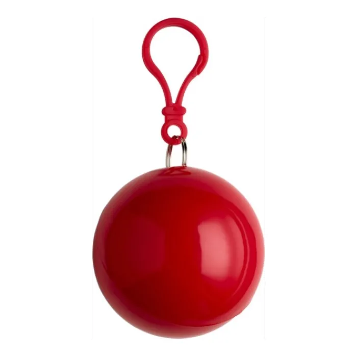 Gift Campaign Impermeabile in colorata custodia sferica di plastica con moschettone> Impermeabili