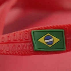 Gift Campaign Infradito con logo e con la bandiera del Brasile Brasileiras></noscript> Infradito