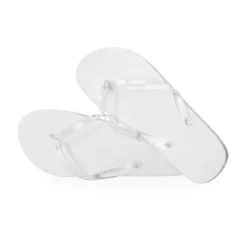 Gift Campaign Infradito con logo, suola in EVA e cinturini trasparenti Pool> Infradito