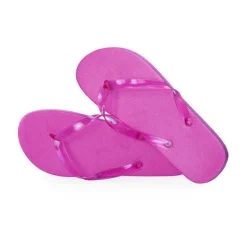 Gift Campaign Infradito con logo, suola in EVA e cinturini trasparenti Pool></noscript> Infradito