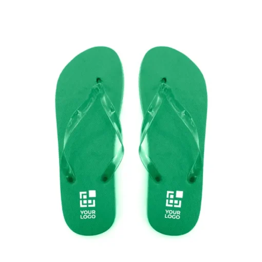 Gift Campaign Infradito con logo, suola in EVA e cinturini trasparenti Pool> Infradito