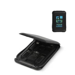 Gift Campaign Kit con cavetto vari connettori USB e supporto per cellulare></noscript> Accessori Da Viaggio