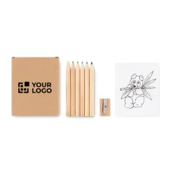 Gift Campaign Kit disegno in scatola colori a pastello disegni e temperino Picasso></noscript> Matite Colorate