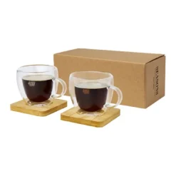 Gift Campaign Kit due tazze piccole da caffè con piattino in bambù da 100ml Espresso></noscript> Tazzine Da Caffè E Tazze Tè