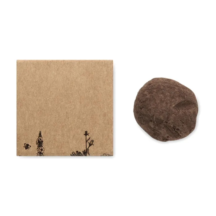 Gift Campaign Kit per la coltivazione di fiori per api in scatola di cartone> Vasetti Con Semi