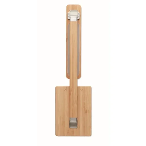 Gift Campaign Lampada da scrivania bambù con base di ricarica wireless Wireless> Gadget Per L'Ufficio