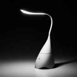 Gift Campaign Lampada da scrivania con logo con speaker e braccio flessibile Beats></noscript> Gadget Per L'Ufficio