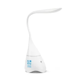 Gift Campaign Lampada da scrivania con logo con speaker e braccio flessibile Beats></noscript> Gadget Per L'Ufficio