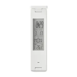 Gift Campaign Lampada da tavolo promozionale pieghevole con orario e clima Forecast></noscript> Gadget Per L'Ufficio