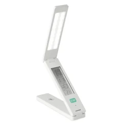 Gift Campaign Lampada da tavolo promozionale pieghevole con orario e clima Forecast></noscript> Gadget Per L'Ufficio