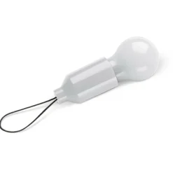 Gift Campaign Lampadina con luce a 1 LED in ABS con filo per appenderla> Torce