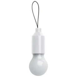 Gift Campaign Lampadina con luce a 1 LED in ABS con filo per appenderla></noscript> Torce