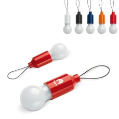 Gift Campaign Lampadina con luce a 1 LED in ABS con filo per appenderla></noscript> Torce