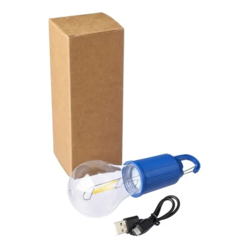 Gift Campaign Lampadina in ABS con clip in metallo e batteria ricaricabile> Torce
