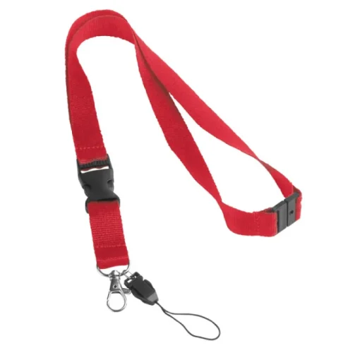 Gift Campaign Lanyard antistrozzo con fibbia e doppio attacco Doubleclip Extra> Lanyard E Porta Badge Personalizzati