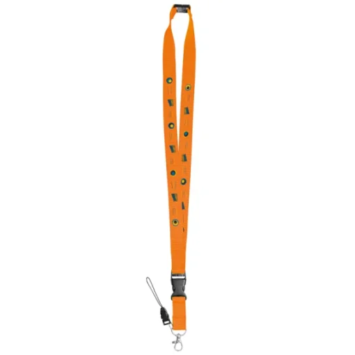 Gift Campaign Lanyard antistrozzo con fibbia e doppio attacco Doubleclip Extra> Lanyard E Porta Badge Personalizzati