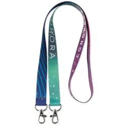 Gift Campaign Lanyard aperto personalizzato a consegna rapida Duo Sublim Express> Lanyard E Porta Badge Personalizzati