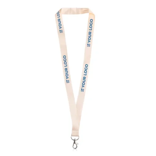 Gift Campaign Lanyard classico in cotone organico naturale largo 2 cm> Lanyard E Porta Badge Personalizzati