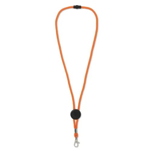 Gift Campaign Lanyard colorato con moschettone in metallo e cursore personalizzabile> Lanyard E Porta Badge Personalizzati