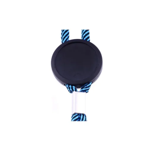 Gift Campaign Lanyard con logo tubolare in poliestere regolabile con design bicolore> Lanyard E Porta Badge Personalizzati