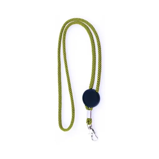 Gift Campaign Lanyard con logo tubolare in poliestere regolabile con design bicolore> Lanyard E Porta Badge Personalizzati