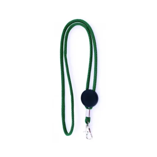 Gift Campaign Lanyard con logo tubolare in poliestere regolabile con design bicolore> Lanyard E Porta Badge Personalizzati