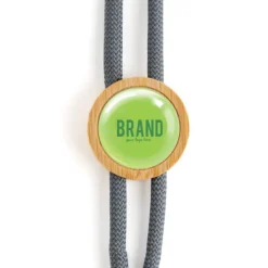Gift Campaign Lanyard ecologico con design tubolare e regolatore in bambù></noscript> Lanyard E Porta Badge Personalizzati