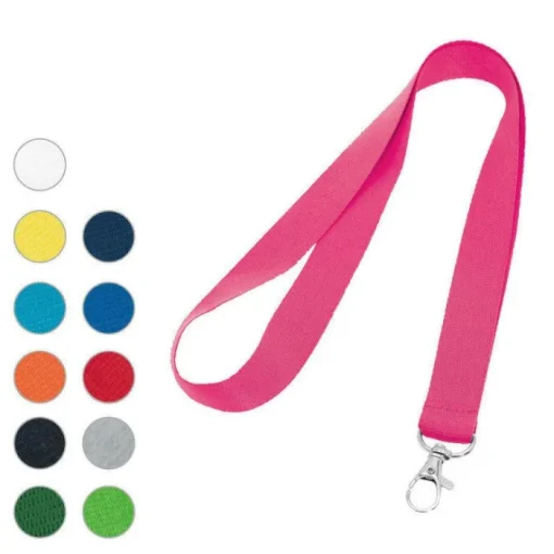 Gift Campaign Lanyard economici personalizzati su un lato largo 20 mm BasicStyle> Lanyard E Porta Badge Personalizzati