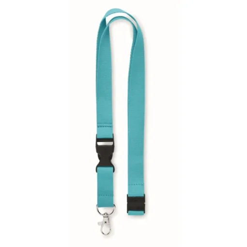 Gift Campaign Lanyard in cotone con fibbia e chiusura di sicurezza Conscious Cotton> Lanyard E Porta Badge Personalizzati|Gadget Per L'Ufficio