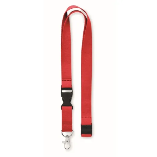 Gift Campaign Lanyard in cotone con fibbia e chiusura di sicurezza Conscious Cotton> Lanyard E Porta Badge Personalizzati|Gadget Per L'Ufficio